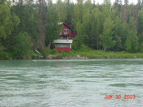 Soldotna, AK: This is a picture of the Kenai River running through many cities including Soldotna on the Kenai Peninsula in Alaska.