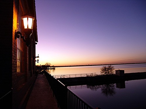 Oklahoma City, OK: Overholser Dam at Dusk