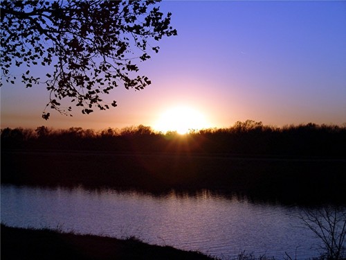 Oklahoma City, OK: Sunset at Overholser