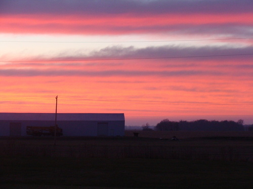 Mendon, OH: A Mendon Sunset