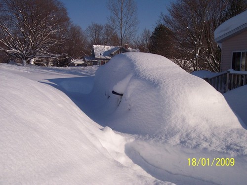 New Era, MI: 1-17-2009 Snow Storm of 21 inches