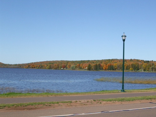 Wakefield, MI: Sunday Lake early fall colors