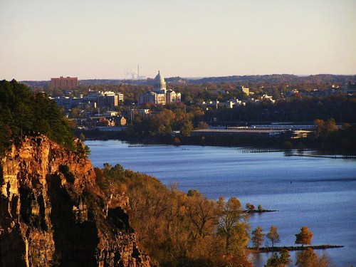 Little Rock, AR: View of state capital.