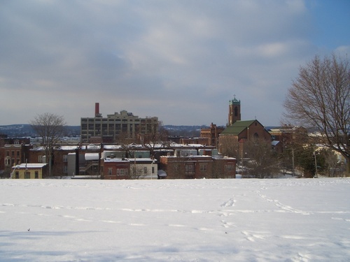 Troy, NY: Looking west from 8th Street