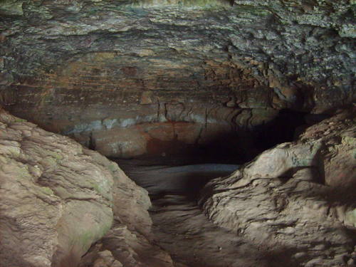 Cave-In-Rock, IL: inside the cave