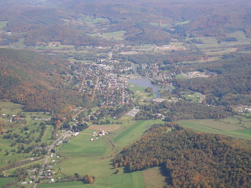 Smethport, PA: Smethport - From the West, Oct 2008