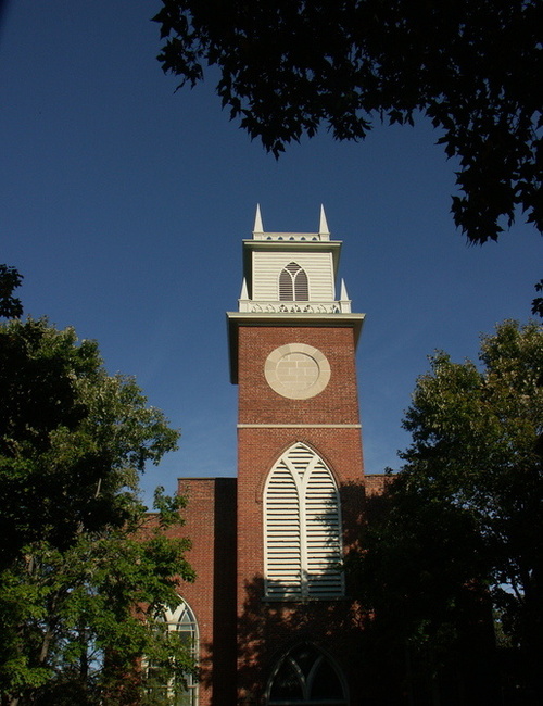 Worthington, OH: St. John's Episcopal Church Steeple, on the Village Green since 1832