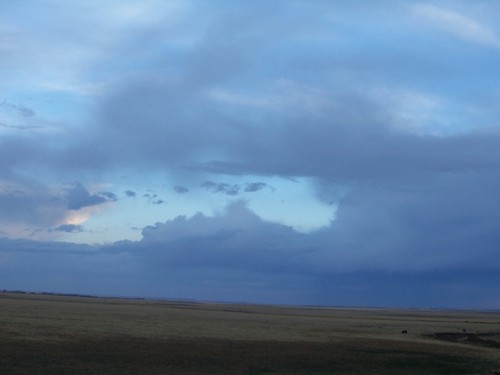 Maxwell, NM: Storm Breaking Over French Tract