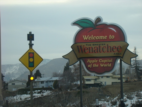 Wenatchee, WA: Apples Capitol Welcome Sign