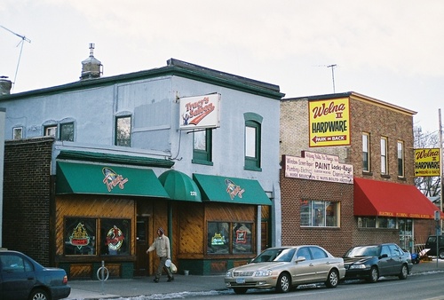 Minneapolis, MN: Welna's Hardware & Tracy's Saloon, 22nd Avenue & Franklin Avenue, Seward Neighborhood, Minneapolis
