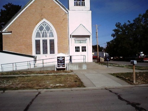 Crawford, NE: Frnt view of First Congregational Church 609 Third Street, Crawford, NE