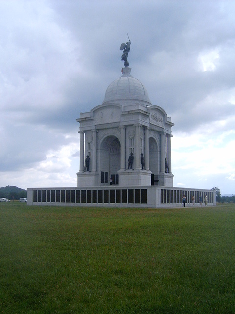 Gettysburg, PA: Pennsylvania Monument on Cemetery Ridge, Gettysburg, PA