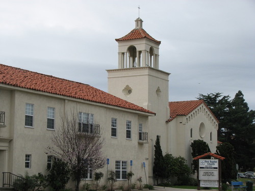 Torrance, CA: Beautiful old First Baptist Church on Carson Street.