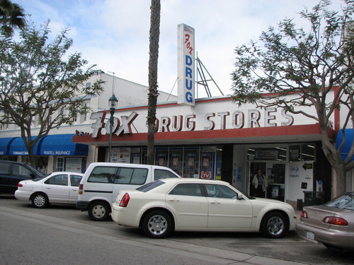 Torrance, CA: Not a historic site, but should be. Fox Drugs has been here forever, unchanged.