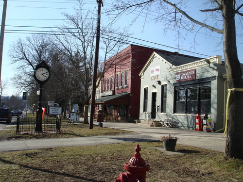 Angelica, NY: Main Street - Clock