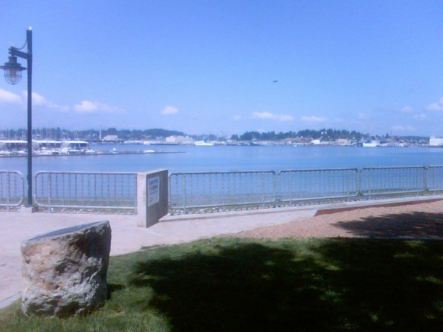 Bremerton, WA: looking out to the shipyard