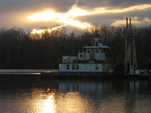 Demopolis, AL: Sunset at the Demopolis Yacht Basin