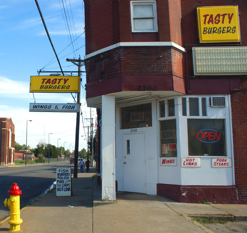 East St. Louis, IL: State Street in East St. Louis, Illinois