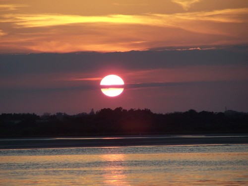 New Smyrna Beach, FL: Sunset at New Smyrna Dunes Park