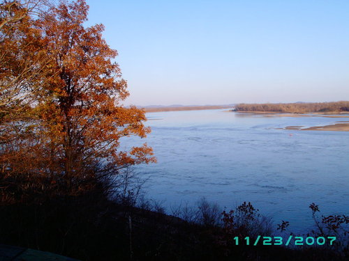 Cape Girardeau, MO: Missippi River, From Cape Rock, Cape Girardeau, MO