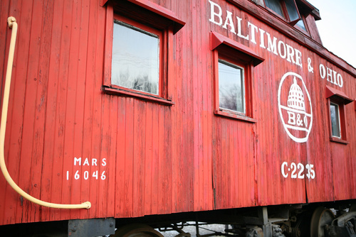 Mars, PA: Old railcar in Mars,PA