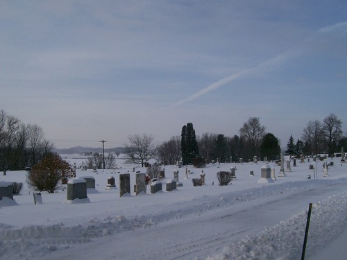 Sparta, WI: A view from Woodlawn Cemetery in Sparta, WI