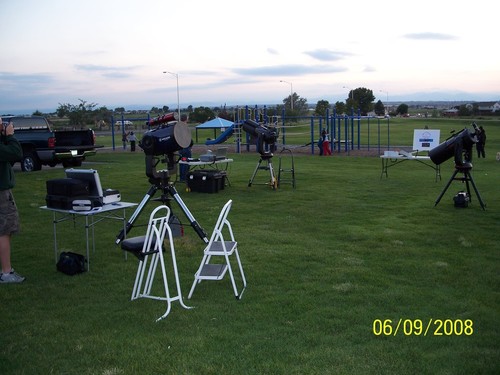 Brighton, CO: Brighton Astronomy Group Setup at Observatory Park 22nd and Bromley Lane