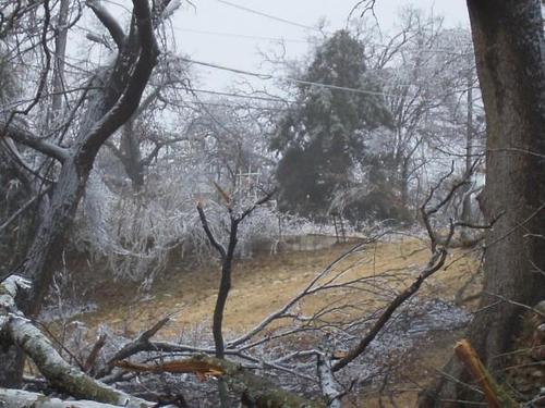 Drumright, OK: Way Park- Drumright Oklahoma...During bad ice storm