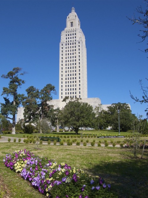 Baton Rouge, LA: Louisiana State Capitol - February 2009