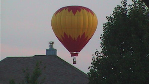 Mustang, OK: Hot air balloon in Mustang, OK