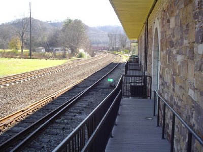 Ringgold, GA: backside of the depot in ringgold georgia