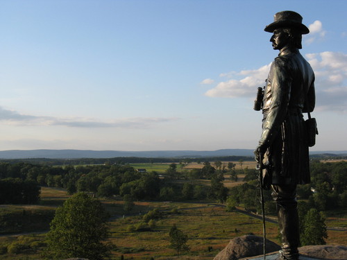 Gettysburg, PA: Union View from Roundtop