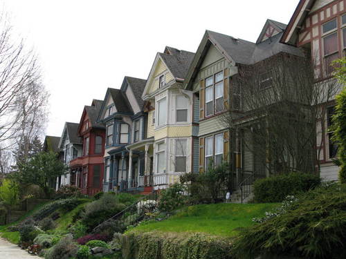 Tacoma, WA: Victorian Row houses on South J Street