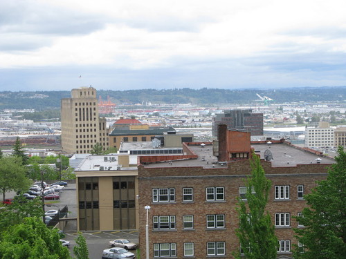Tacoma, WA: View from Hilltop to Downtown Tacoma