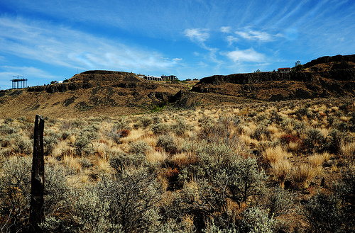 Quincy, WA: Area landscape near The Gorge