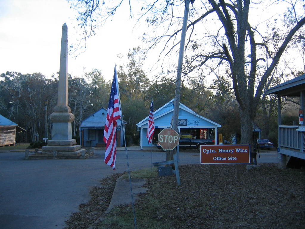 Andersonville, GA: Henry Wirz Monument, Andersonville, Ga