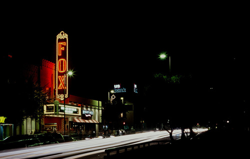 Tucson, AZ: Fox Tucson theater at night