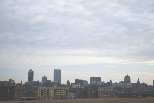 Milwaukee, WI: A Different View of Milwaukee's Downtown Horizon from North Ave Take 2