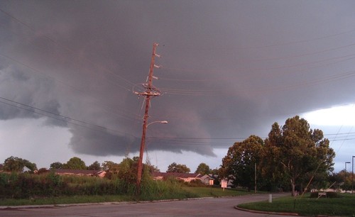 Shreveport, LA: Shelf Cloud over Shreve City