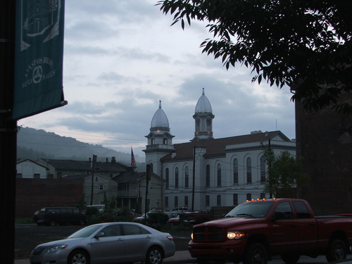 Lock Haven, PA: Clinton County courthouse in Lock Haven