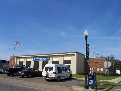 Williston, SC: USPS Post Office and Federal Building, Williston, South Carolina, Zip Code 29853