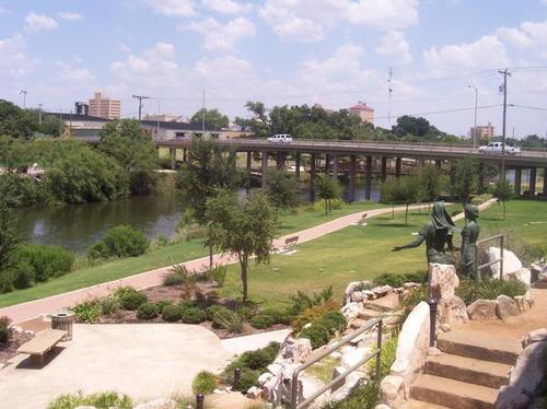 San Angelo, TX: a view of the river