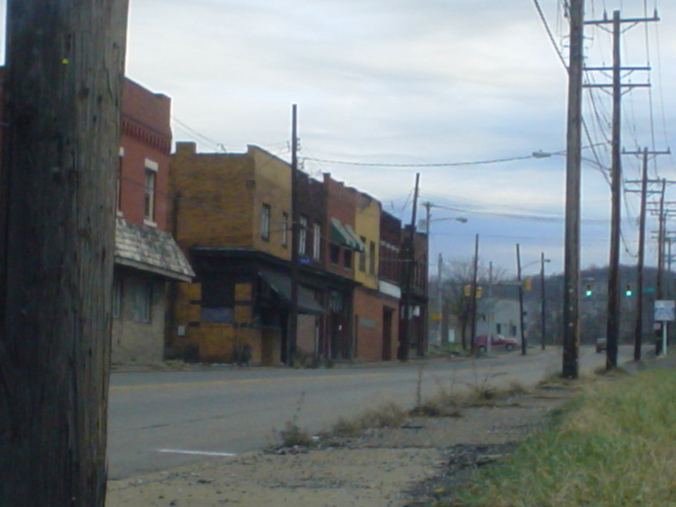 Clairton, PA: The most rundown part of town - the Blair district, along PA Rt. 837