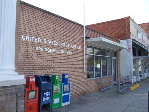 Springfield, SC: USPS Post Office Springfield, South Carolina 29146