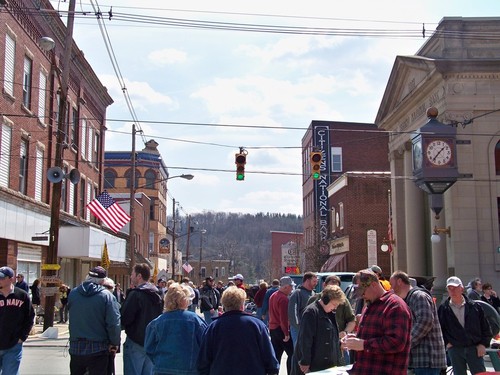 Meyersdale, PA: Center St. during the PA Maple Festival