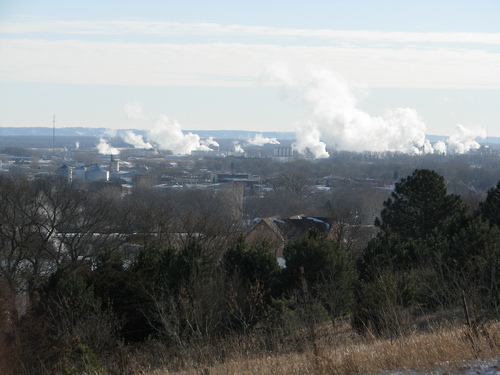 Blair, NE: Neihardt park over looking Blair