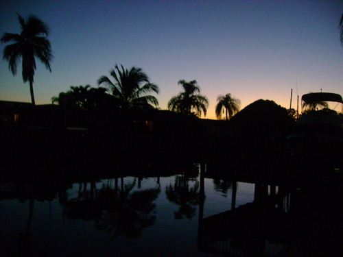 Cape Coral, FL: Sunset time in Cape Coral