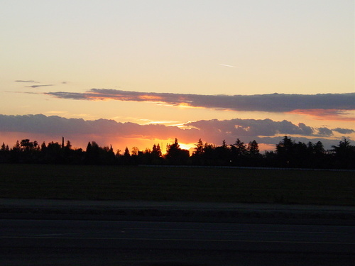 Tulare, CA: Tulare sunset