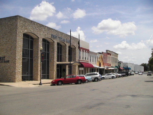 Lampasas, TX: Historic downtown Lampasas