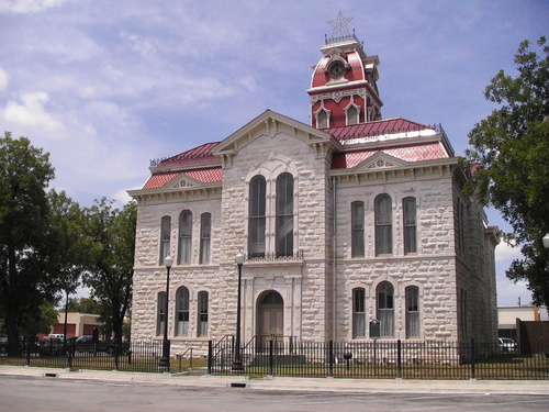 Lampasas, TX: Historic downtown Lampasas, Court house